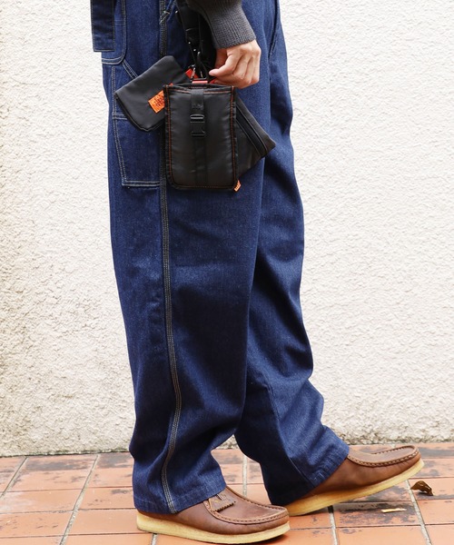 UNIVERSAL OVERALL(ユニバーサルオーバーオール)の「UNIVERSAL OVERALL/ユニバーサルオーバーオール マルチストラップバッグ ポーチ(ショルダーバッグ・メンズ・オレンジ/ブラック/ベージュ/カーキ/ネイビー・FREE)」の18枚目の写真