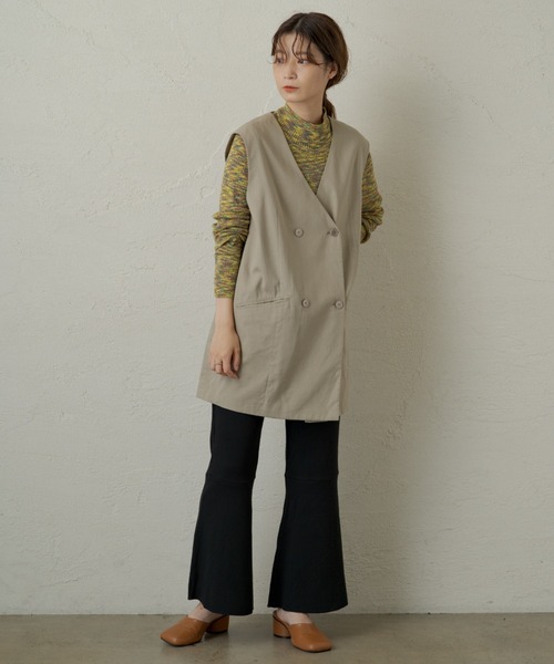 Kastane（カスタネ）の「ループヤーンカラーミックスニット（ニット/セーター・レディース・パープル/イエロー・FREE）」の16枚目の写真