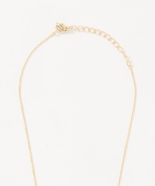 mline（エムライン）の「[mline] WEB限定 プチハートネックレス（ネックレス・レディース・ゴールド・ONE SIZE）」の2枚目の写真