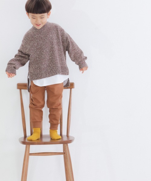 LOWRYS FARM（ローリーズファーム）の「ＵＳＡウラケパンツ　227847（その他パンツ・キッズ・ベージュ/ネイビー/アイボリー・110cm/120cm/130cm）」の5枚目の写真