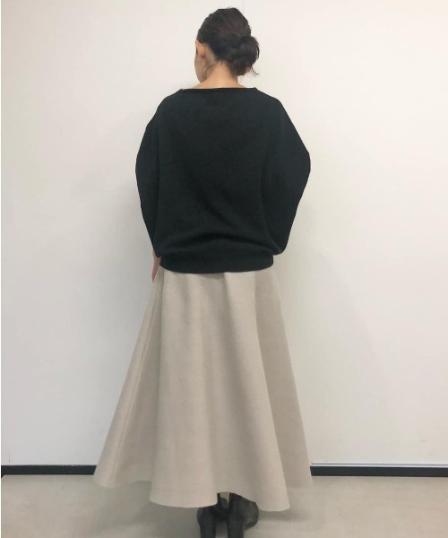 BEARDSLEY(ビアズリー)の「セットアップでもたのしめる花プリントニット(ニット/セーター・レディース・グレー/アイボリー・FREE)」の8枚目の写真