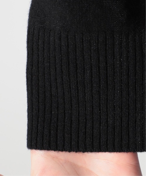 SLOBE IENA イエナ カシミヤ100% クールネックニットプルオーバー SLOBE IENA イエナ カシミヤ100% クールネックニットプルオーバー