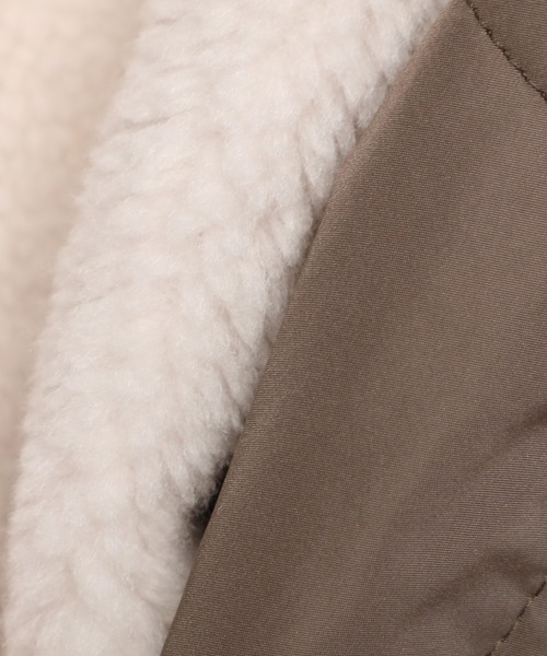 INED（イネド）の「ショートボアブルゾン（ブルゾン・レディース・アイボリー・9号）」の8枚目の写真