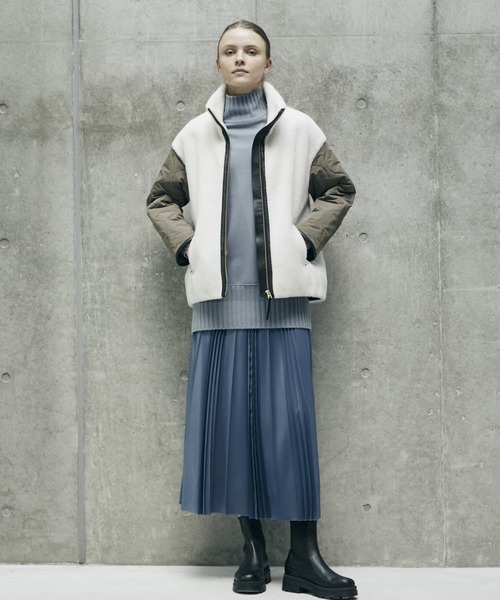 INED（イネド）の「ショートボアブルゾン（ブルゾン・レディース・アイボリー・9号）」の13枚目の写真