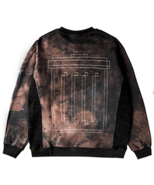 DEVA STATES（ディーヴァ ステイツ）の「BLEACH CREWNECK（スウェット・メンズ・グレー×ピンク/ブラック・M/L/XL/S）」の7枚目の写真