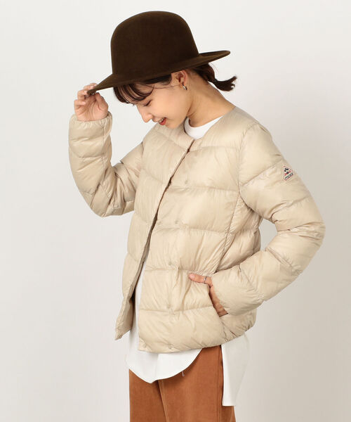 Pyrenex（ピレネックス）の「【PYRENEX/ピレネックス】CANNES ライトショートダウンジャケット（ダウンジャケット/コート・レディース・ネイビー/ブラック/ライトグレー・38）」の2枚目の写真