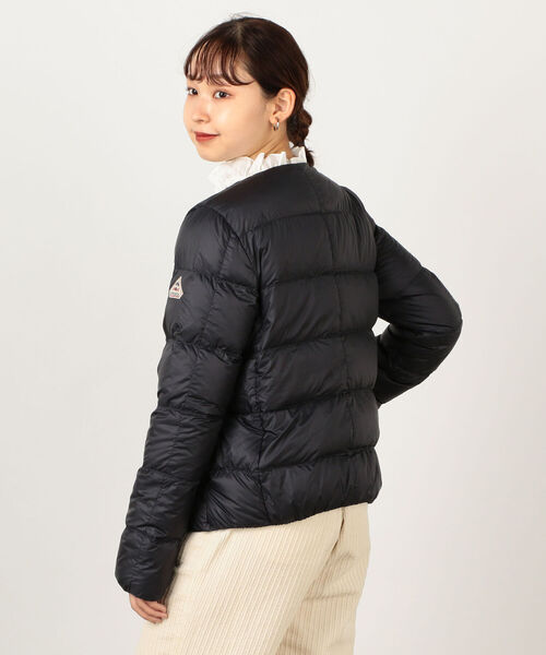 Pyrenex（ピレネックス）の「【PYRENEX/ピレネックス】CANNES ライトショートダウンジャケット（ダウンジャケット/コート・レディース・ネイビー/ブラック/ライトグレー・38）」の4枚目の写真