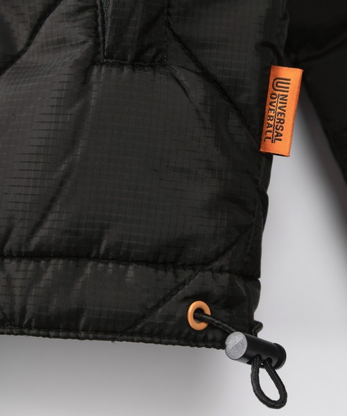 UNIVERSAL OVERALL(ユニバーサルオーバーオール)の「【UNIVERSAL OVERALL/ユニバーサルオーバーオール】ダイヤキルティングジャケット(ダウンジャケット/コート・メンズ・オリーブ/ブラック・L/XL/M)」の11枚目の写真
