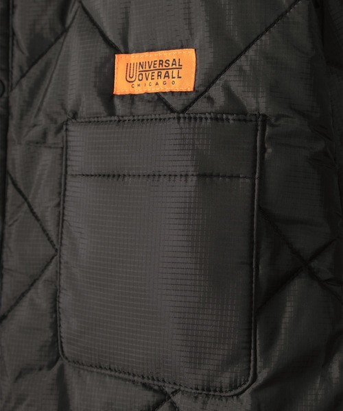 UNIVERSAL OVERALL(ユニバーサルオーバーオール)の「【UNIVERSAL OVERALL/ユニバーサルオーバーオール】ダイヤキルティングジャケット(ダウンジャケット/コート・メンズ・オリーブ/ブラック・L/XL/M)」の9枚目の写真