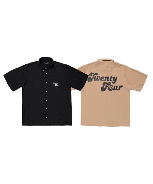 24karats(トゥウェンティーフォーカラッツ)の「EMB Logo Shirt(シャツ/ブラウス・メンズ・ブラウン/ブラック・MEDIUM/LARGE/SMALL/X-LARGE)」の9枚目の写真