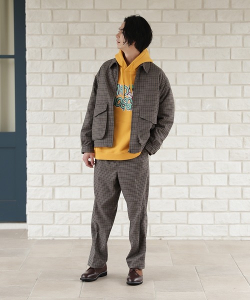 niko and...(ニコアンド)の「裏キルトチェックブルゾン(ブルゾン・メンズ・ブラウン/グレー/グリーン・MEDIUM/LARGE)」の13枚目の写真