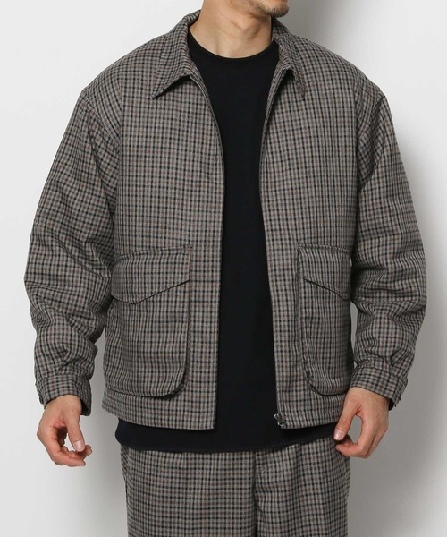 niko and...(ニコアンド)の「裏キルトチェックブルゾン(ブルゾン・メンズ・ブラウン/グレー/グリーン・MEDIUM/LARGE)」の16枚目の写真
