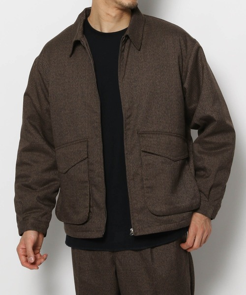 niko and...(ニコアンド)の「裏キルトチェックブルゾン(ブルゾン・メンズ・ブラウン/グレー/グリーン・MEDIUM/LARGE)」の22枚目の写真