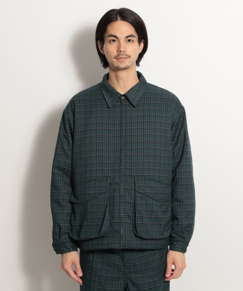 niko and...(ニコアンド)の「裏キルトチェックブルゾン(ブルゾン・メンズ・ブラウン/グレー/グリーン・MEDIUM/LARGE)」の14枚目の写真