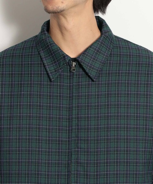 niko and...(ニコアンド)の「裏キルトチェックブルゾン(ブルゾン・メンズ・ブラウン/グレー/グリーン・MEDIUM/LARGE)」の8枚目の写真