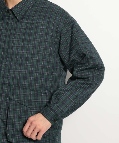 niko and...(ニコアンド)の「裏キルトチェックブルゾン(ブルゾン・メンズ・ブラウン/グレー/グリーン・MEDIUM/LARGE)」の5枚目の写真