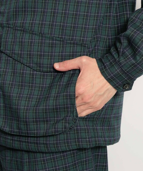 niko and...(ニコアンド)の「裏キルトチェックブルゾン(ブルゾン・メンズ・ブラウン/グレー/グリーン・MEDIUM/LARGE)」の21枚目の写真