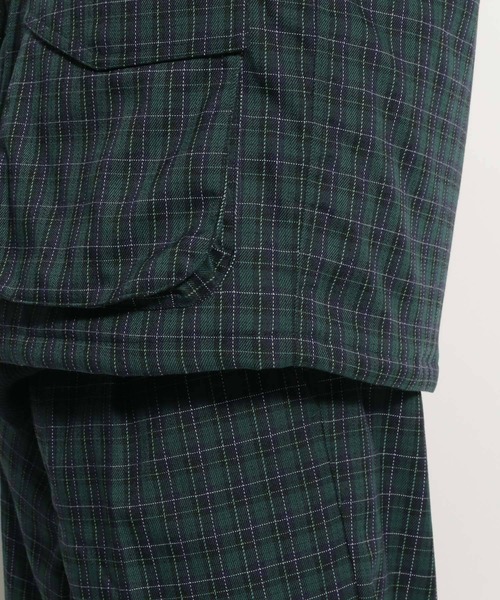 niko and...(ニコアンド)の「裏キルトチェックブルゾン(ブルゾン・メンズ・ブラウン/グレー/グリーン・MEDIUM/LARGE)」の15枚目の写真