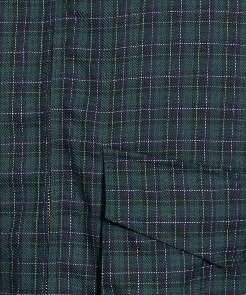 niko and...(ニコアンド)の「裏キルトチェックブルゾン(ブルゾン・メンズ・ブラウン/グレー/グリーン・MEDIUM/LARGE)」の9枚目の写真