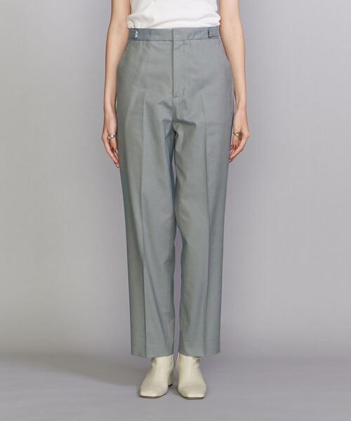 BEAUTY&YOUTH UNITED ARROWS（ビューティーアンドユースユナイテッドアローズ）の「BY アジャスト スリム テーパードパンツ -ウォッシャブル-（その他パンツ・レディース・オフホワイト/ライム/ライトピンク・S/M）」の4枚目の写真