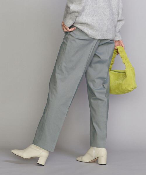 BEAUTY&YOUTH UNITED ARROWS（ビューティーアンドユースユナイテッドアローズ）の「BY アジャスト スリム テーパードパンツ -ウォッシャブル-（その他パンツ・レディース・オフホワイト/ライム/ライトピンク・S/M）」の7枚目の写真