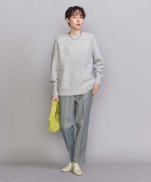 BEAUTY&YOUTH UNITED ARROWS（ビューティーアンドユースユナイテッドアローズ）の「BY アジャスト スリム テーパードパンツ -ウォッシャブル-（その他パンツ・レディース・オフホワイト/ライム/ライトピンク・S/M）」の8枚目の写真