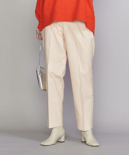 BEAUTY&YOUTH UNITED ARROWS（ビューティーアンドユースユナイテッドアローズ）の「BY アジャスト スリム テーパードパンツ -ウォッシャブル-（その他パンツ・レディース・オフホワイト/ライム/ライトピンク・S/M）」の11枚目の写真