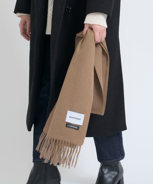 SETUP7（セットアップセブン）の「【SETUP7】オーガニックカシミヤミックスマフラー 無地 カシミア NW30L FKK（マフラー・レディース・ブラウン系その他/ワイン/ブラック/グレー/ベージュ/ネイビー/アイボリー・FREE）」の13枚目の写真