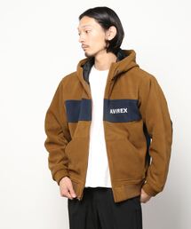 AVIREX | AVIREX/アヴィレックス　2トーン ビッグ フリース パーカー / 2TONE BIG FLEECE PARKA(ブルゾン)