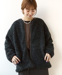 ボアパイピングブルゾン◆