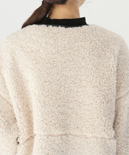 Simplicite（サンプリシテ）の「ボアパイピングブルゾン◆（ブルゾン・レディース・ホワイト/チャコールグレー・FREE）」の11枚目の写真