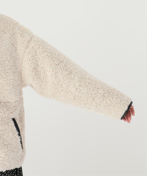 Simplicite（サンプリシテ）の「ボアパイピングブルゾン◆（ブルゾン・レディース・ホワイト/チャコールグレー・FREE）」の12枚目の写真