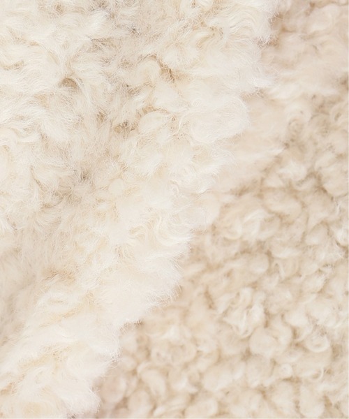 Simplicite（サンプリシテ）の「ボアパイピングブルゾン◆（ブルゾン・レディース・ホワイト/チャコールグレー・FREE）」の21枚目の写真