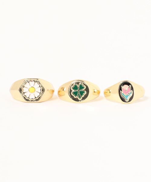 Burner（バーナー）の「【OKUOKU　0909】デザインリング　３点セット　フリーサイズ（リング・レディース・ゴールド系1/ゴールド系2/その他3/その他4/その他10/その他7/その他9/その他6/その他8/その他5/その他11/その他12/その他20/その他21/その他22/その他23/その他24/その他25/その他26/その他13/その他14/その他15/その他16/その他17/その他18/その他19/その他27・FREE）」の4枚目の写真