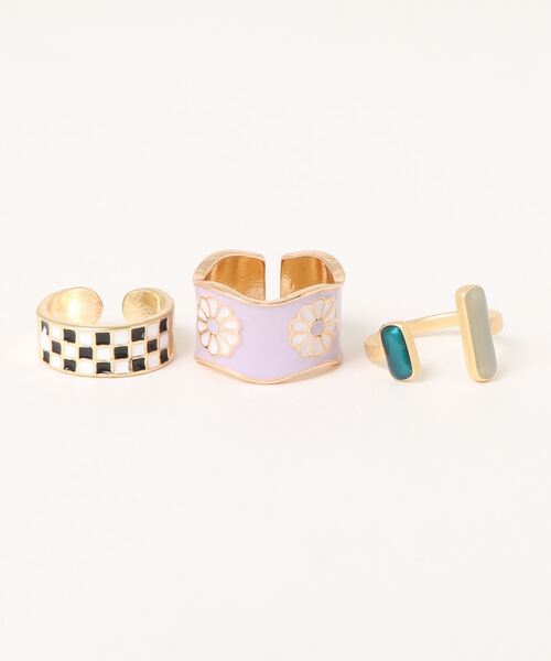 Burner（バーナー）の「【OKUOKU　0909】デザインリング　３点セット　フリーサイズ（リング・レディース・ゴールド系1/ゴールド系2/その他3/その他4/その他10/その他7/その他9/その他6/その他8/その他5/その他11/その他12/その他20/その他21/その他22/その他23/その他24/その他25/その他26/その他13/その他14/その他15/その他16/その他17/その他18/その他19/その他27・FREE）」の15枚目の写真