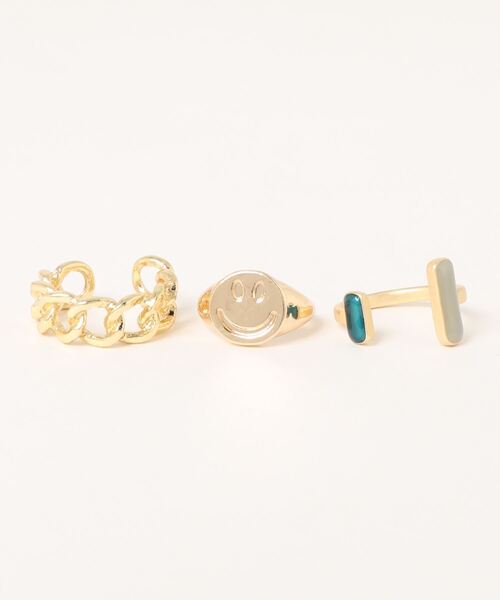 Burner（バーナー）の「【OKUOKU　0909】デザインリング　３点セット　フリーサイズ（リング・レディース・ゴールド系1/ゴールド系2/その他3/その他4/その他10/その他7/その他9/その他6/その他8/その他5/その他11/その他12/その他20/その他21/その他22/その他23/その他24/その他25/その他26/その他13/その他14/その他15/その他16/その他17/その他18/その他19/その他27・FREE）」の17枚目の写真