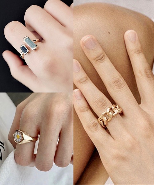 Burner（バーナー）の「【OKUOKU　0909】デザインリング　３点セット　フリーサイズ（リング・レディース・ゴールド系1/ゴールド系2/その他3/その他4/その他10/その他7/その他9/その他6/その他8/その他5/その他11/その他12/その他20/その他21/その他22/その他23/その他24/その他25/その他26/その他13/その他14/その他15/その他16/その他17/その他18/その他19/その他27・FREE）」の6枚目の写真