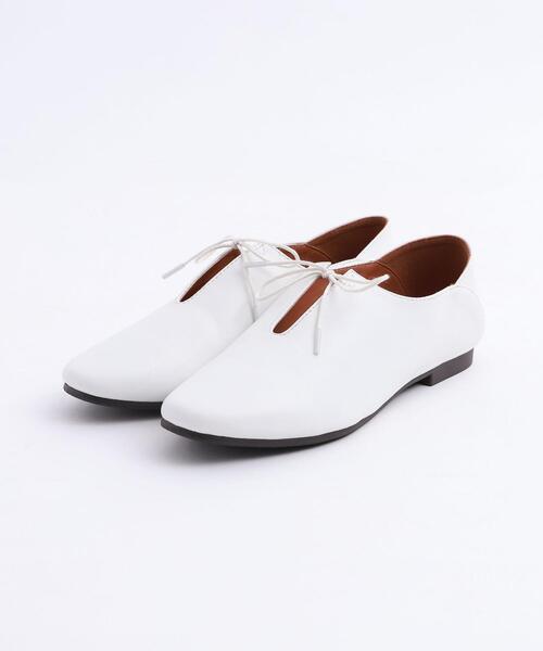 coen（コーエン）の「レースフラットシューズ（スリッポン・レディース・ブラック/オフホワイト・SMALL/MEDIUM/LARGE/X-LARGE）」の6枚目の写真