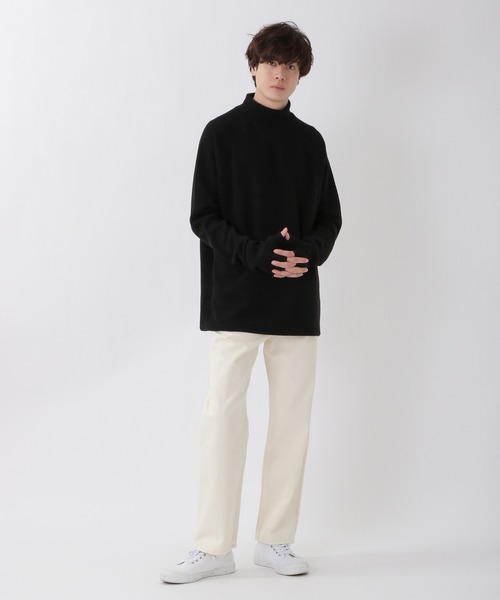 ALAND（エーランド）の「3.3Field Trip／MOCKNECK プルオーバー  2262372（ニット/セーター・メンズ・ブラック/チャコール・FREE）」の6枚目の写真