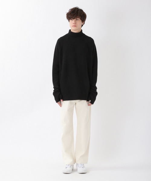 ALAND（エーランド）の「3.3Field Trip／MOCKNECK プルオーバー  2262372（ニット/セーター・メンズ・ブラック/チャコール・FREE）」の8枚目の写真