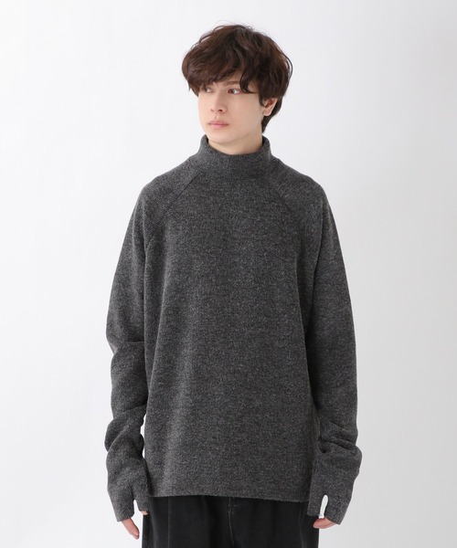 ALAND（エーランド）の「3.3Field Trip／MOCKNECK プルオーバー  2262372（ニット/セーター・メンズ・ブラック/チャコール・FREE）」の12枚目の写真