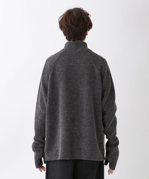 ALAND（エーランド）の「3.3Field Trip／MOCKNECK プルオーバー  2262372（ニット/セーター・メンズ・ブラック/チャコール・FREE）」の14枚目の写真