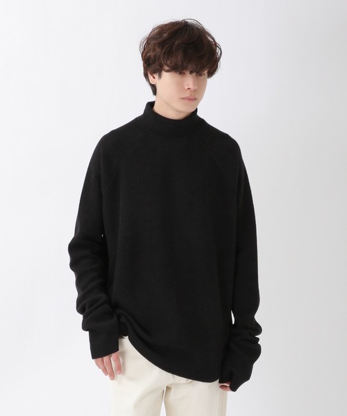 ALAND（エーランド）の「3.3Field Trip／MOCKNECK プルオーバー  2262372（ニット/セーター・メンズ・ブラック/チャコール・FREE）」の10枚目の写真