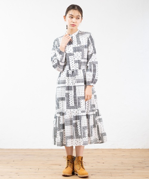 Dress ワンピース ワンピース ドレス Milkfed ミルクフェド のファッション Print ワンピース Bandana