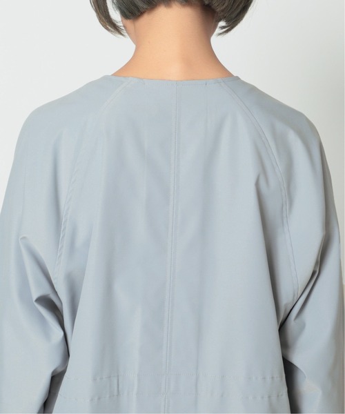 Simplicite（サンプリシテ）の「フード取り外しノーカラーコート（ノーカラーコート・レディース・ブラック/ベージュ/ブルー・FREE）」の13枚目の写真