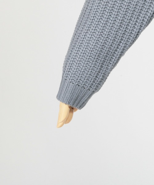 Julia Boutique（ジュリアブティック）の「ベルト付きローゲージニットマーメイドワンピース/21592（ワンピース・レディース・ベージュ/ブラック/アイボリー/ブルー・ONE）」の14枚目の写真