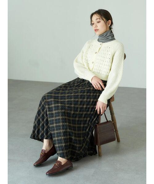 earth music&ecology（アースミュージックアンドエコロジー）の「リブタートルネックカットソー＊（タンクトップ・レディース・ブルー/その他7/グレー/オフホワイト/ブラック・M/S）」の20枚目の写真