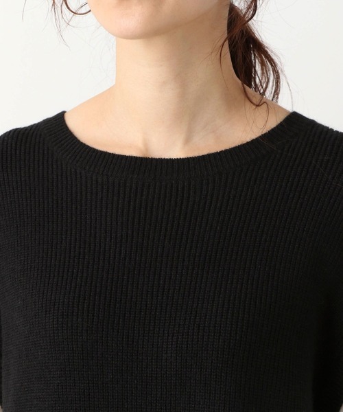 LEPSIM（レプシィム）の「9Gフハクコンビニットワンピース　261726（ワンピース・レディース・ブラック/カーキ/グレイッシュベージュ・FREE）」の17枚目の写真