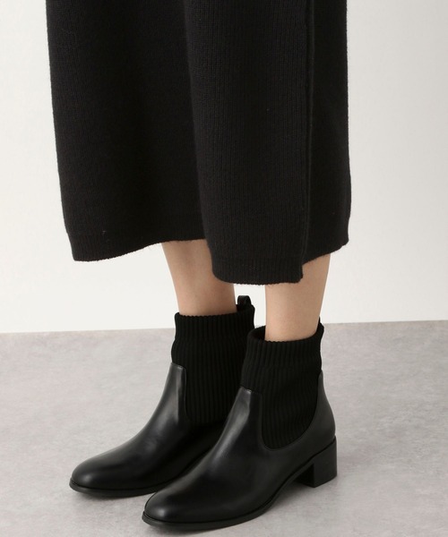 LEPSIM（レプシィム）の「9Gフハクコンビニットワンピース　261726（ワンピース・レディース・ブラック/カーキ/グレイッシュベージュ・FREE）」の20枚目の写真