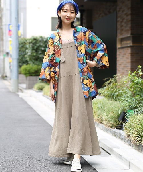 チチカカ（チチカカ）の「【ユニセックス】アソートビッグシャツ（シャツ/ブラウス・レディース・ブラック/ブラウン/グリーン・FREE）」の6枚目の写真